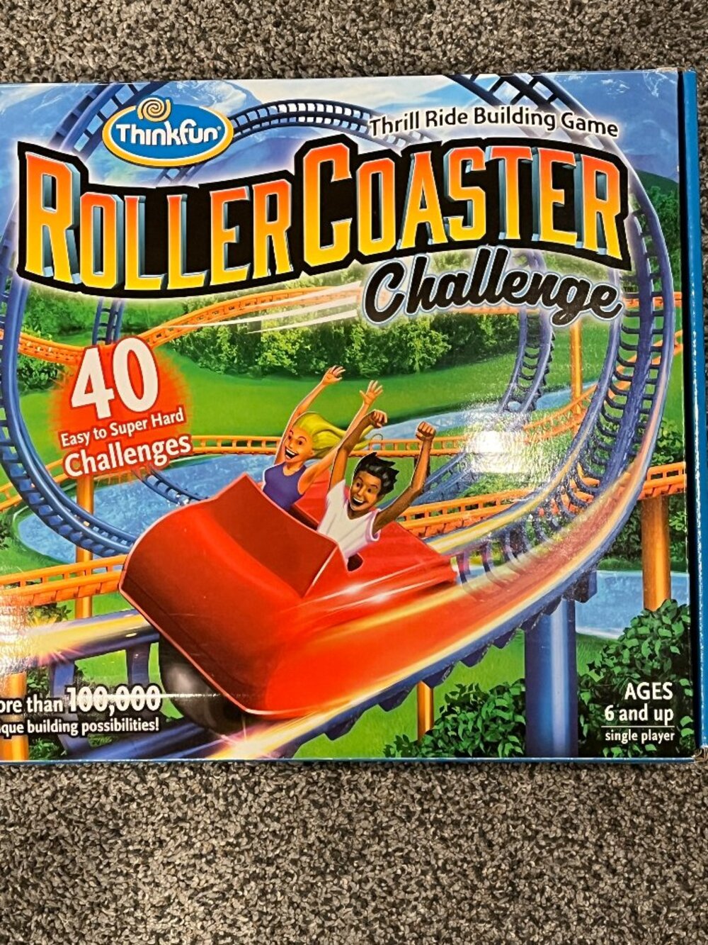 Thinkfun Roller Coaster Challenge Game - Complete - Ages 6+